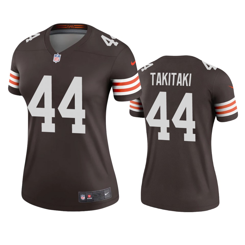 women's browns sione takitaki brown 2020 legend jersey