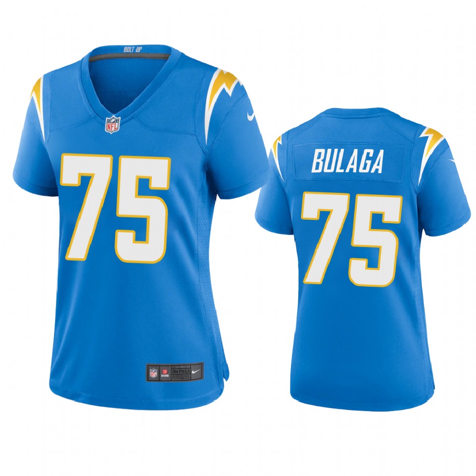 women's chargers bryan bulaga powder blue 2020 game jersey
