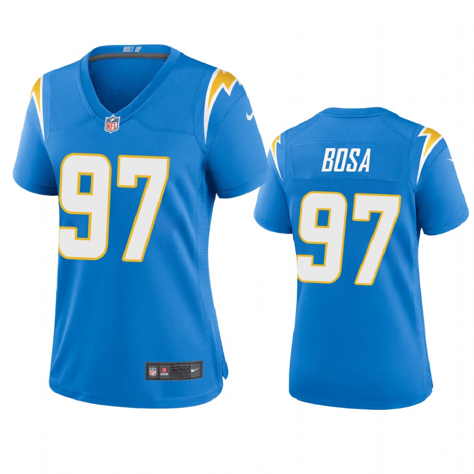 women's chargers joey bosa powder blue 2020 game jersey