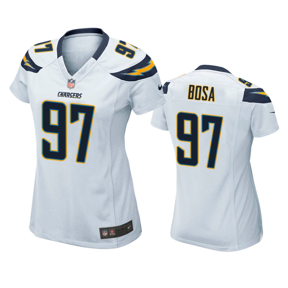 women's chargers joey bosa white game jersey