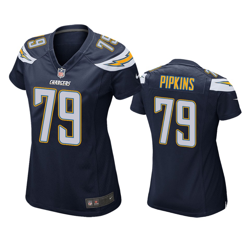 women's chargers trey pipkins navy game jersey