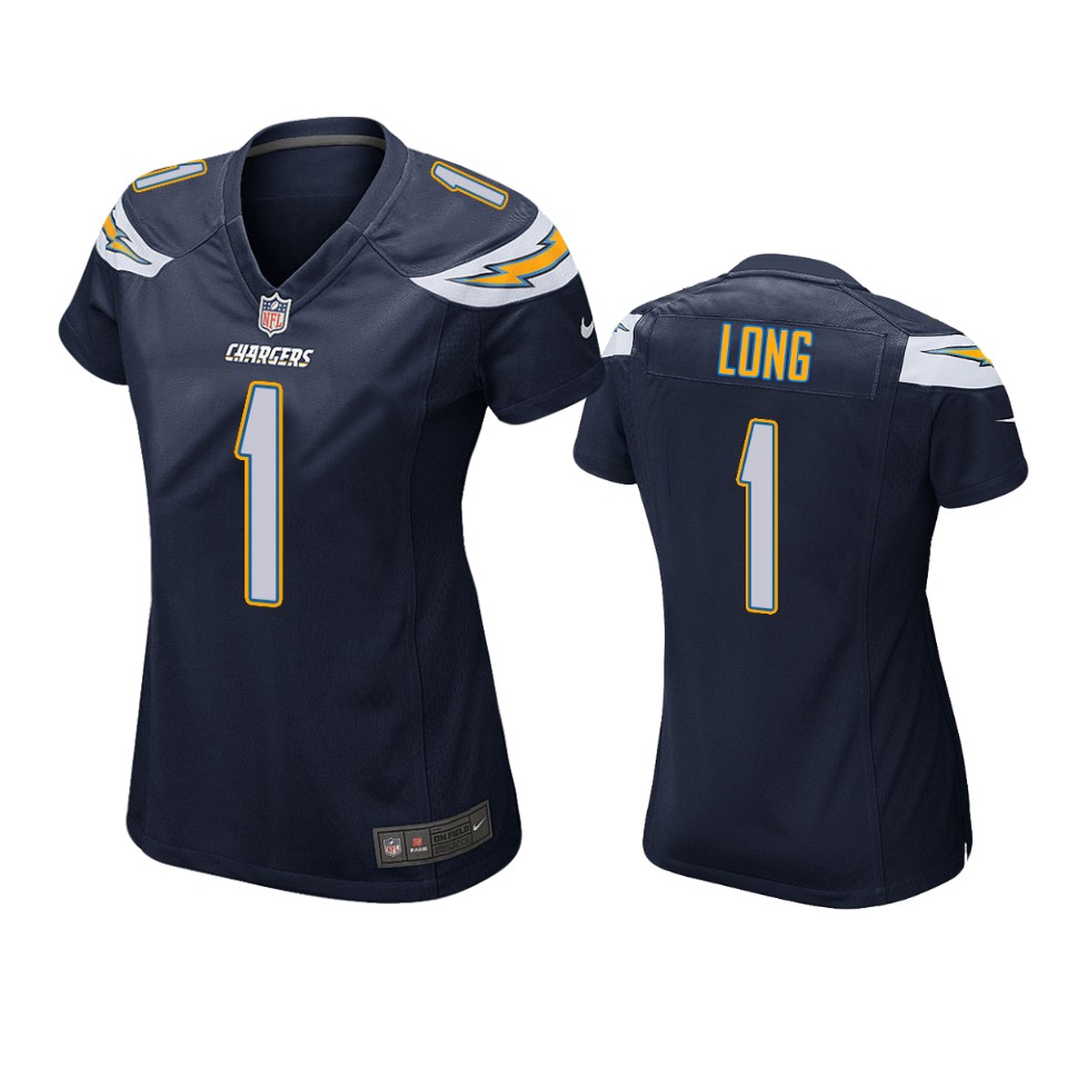 women's chargers ty long navy game jersey