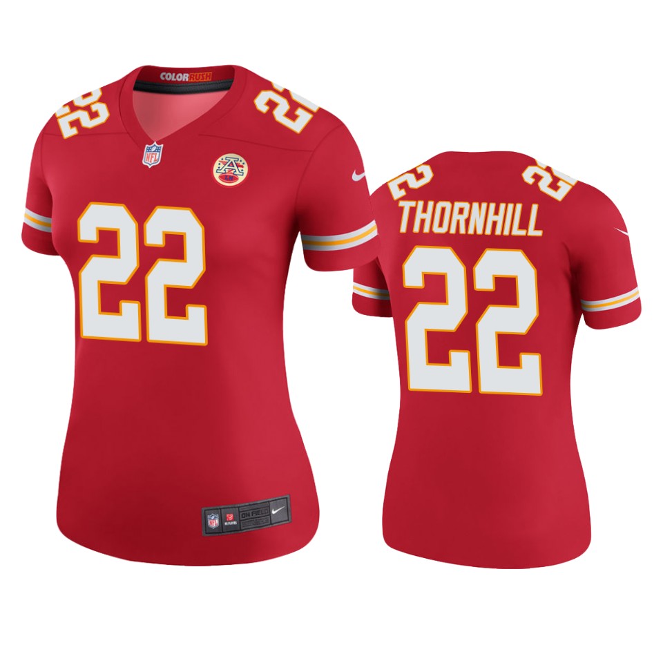 women's chiefs juan thornhill red color rush legend jersey