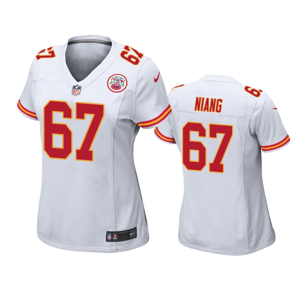 women's chiefs lucas niang white game jersey