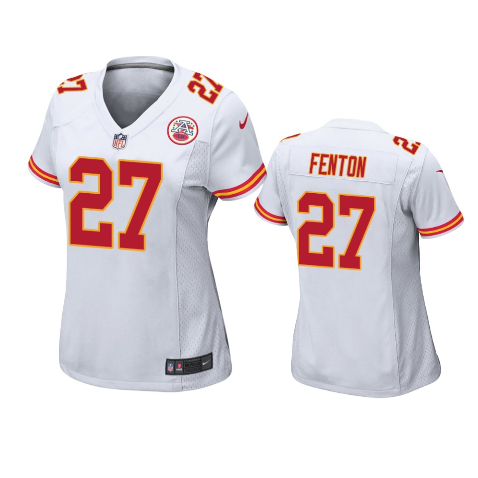 women's chiefs rashad fenton white game jersey