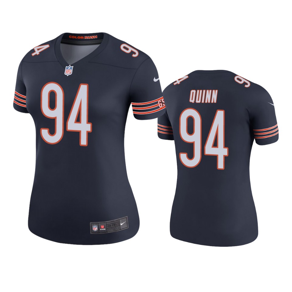 women's color rush legend bears robert quinn navy jersey