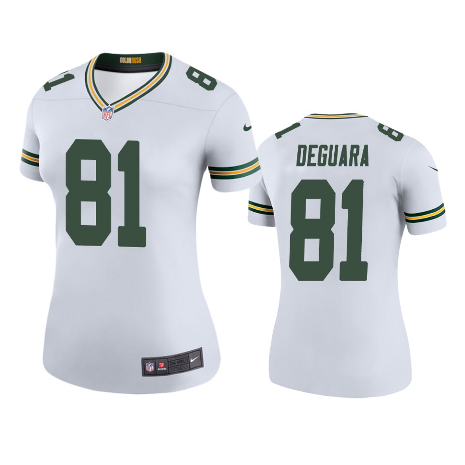 women's color rush legend packers josiah deguara white jersey