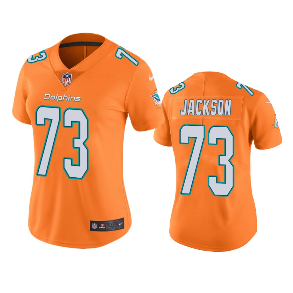 women's color rush limited austin jackson dolphins orange jersey