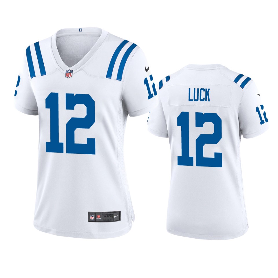 women's colts andrew luck white 2020 game jersey