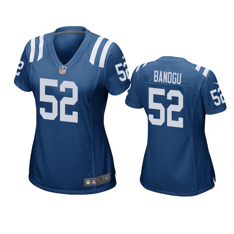 women's colts ben banogu royal game jersey