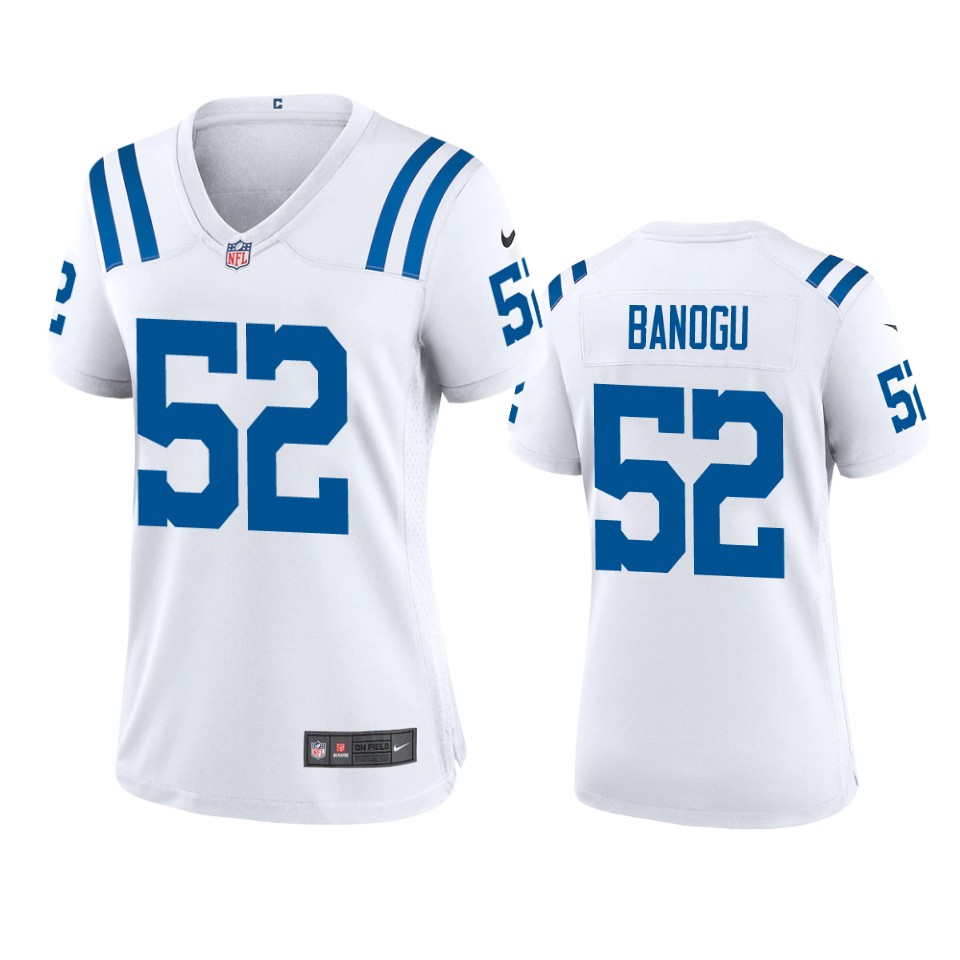 women's colts ben banogu white 2020 game jersey