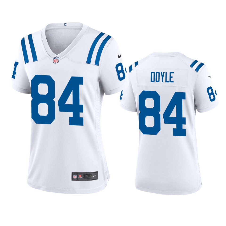 women's colts jack doyle white 2020 game jersey