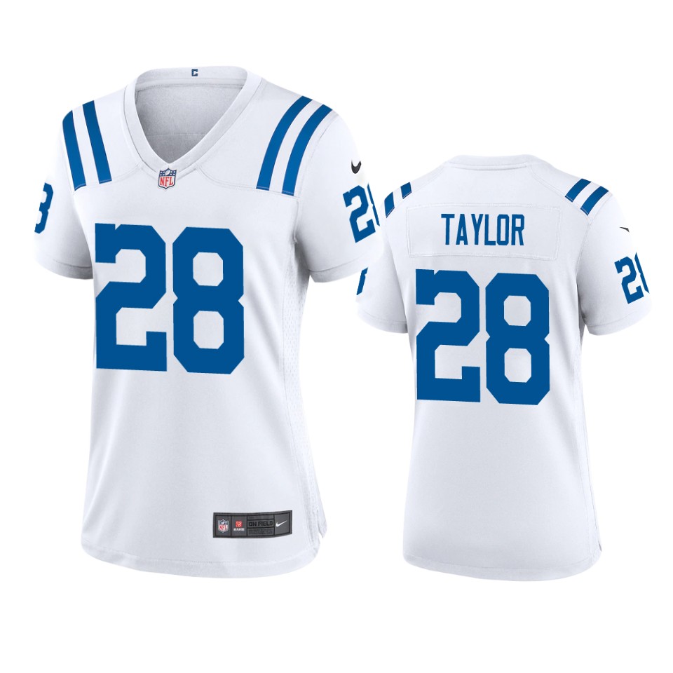 women's colts jonathan taylor white game jersey
