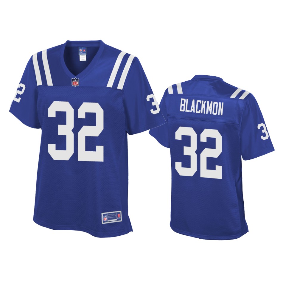 women's colts julian blackmon royal pro line jersey