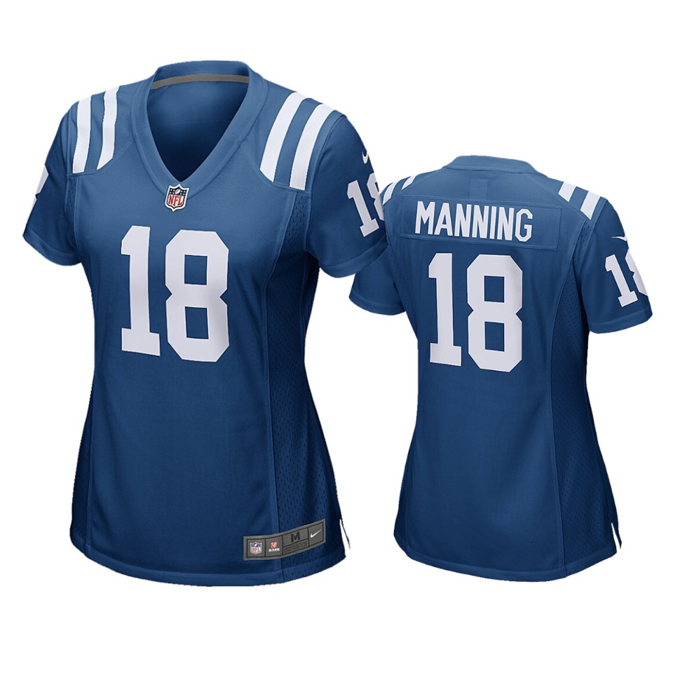 women's colts peyton manning royal game jersey