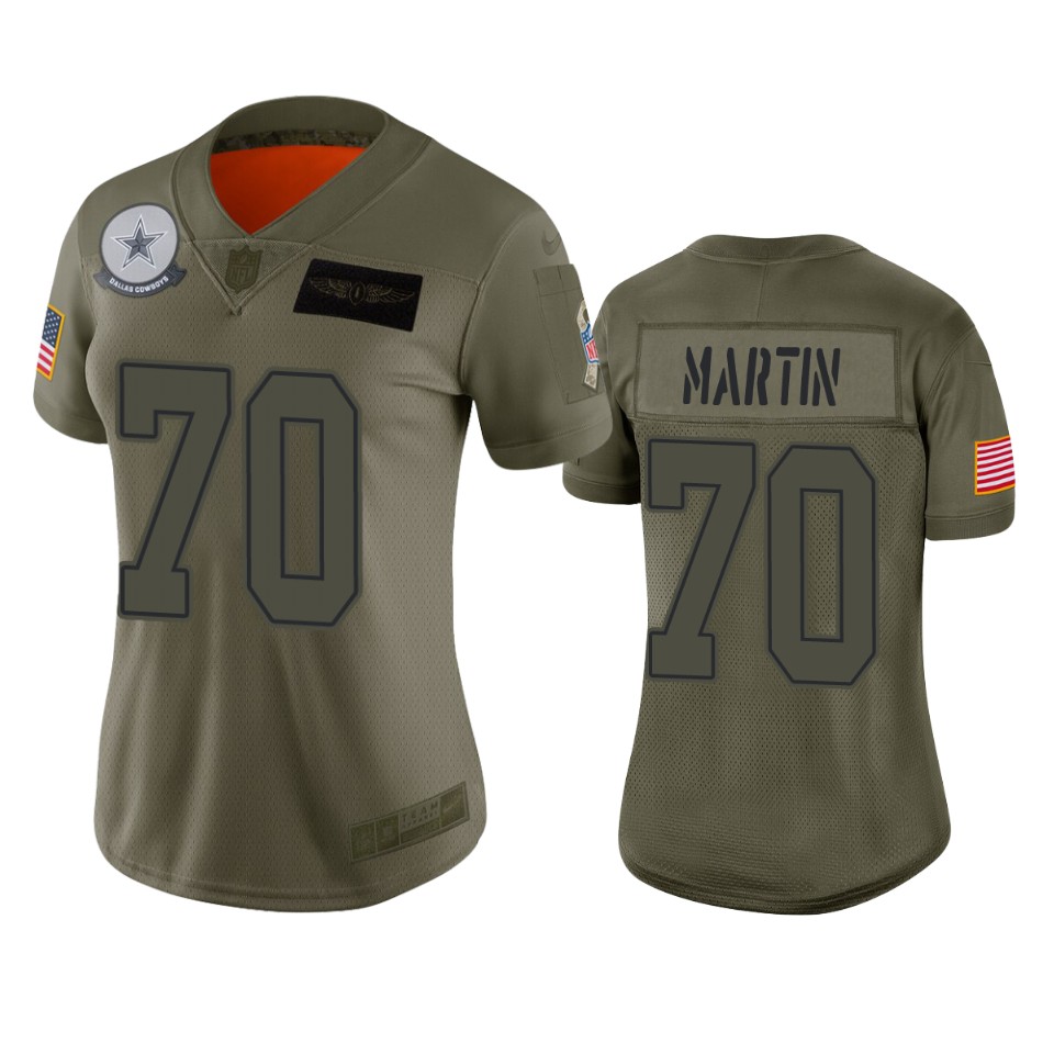 women's cowboys zack martin camo limited 2019 salute to service jersey