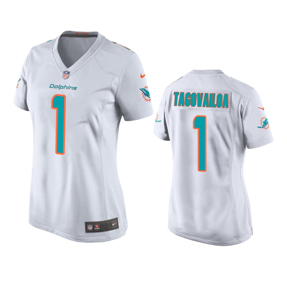 women's dolphins tua tagovailoa white game jersey