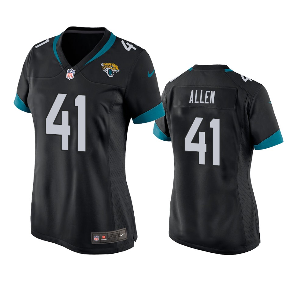 women's jaguars josh allen black game jersey