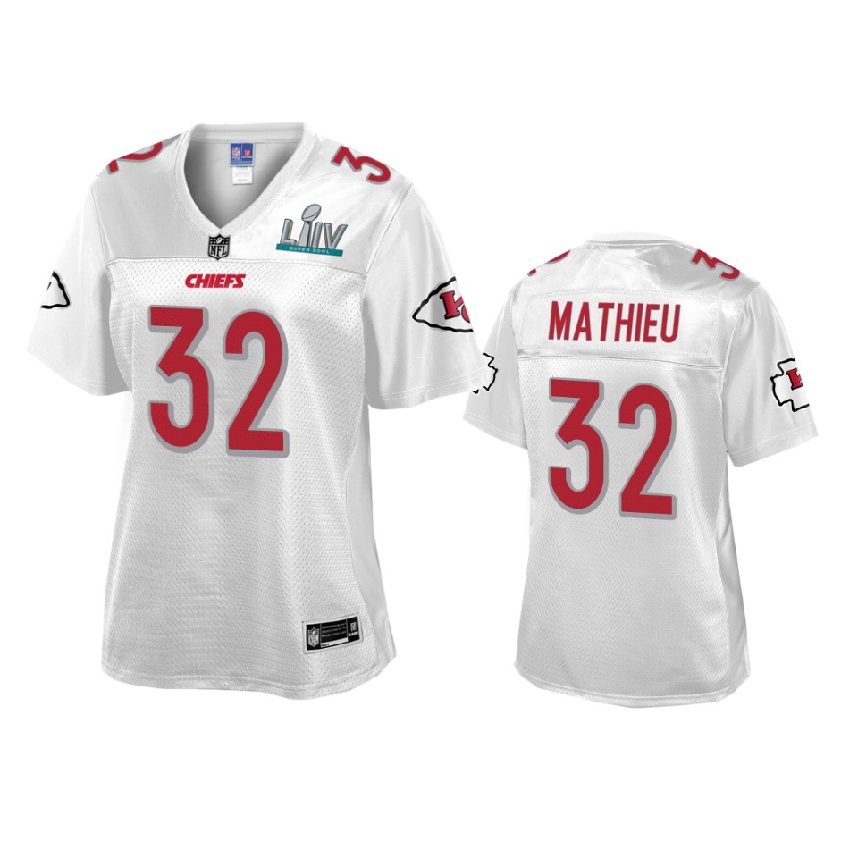 women's kansas city chiefs tyrann mathieu white super bowl liv champions jersey