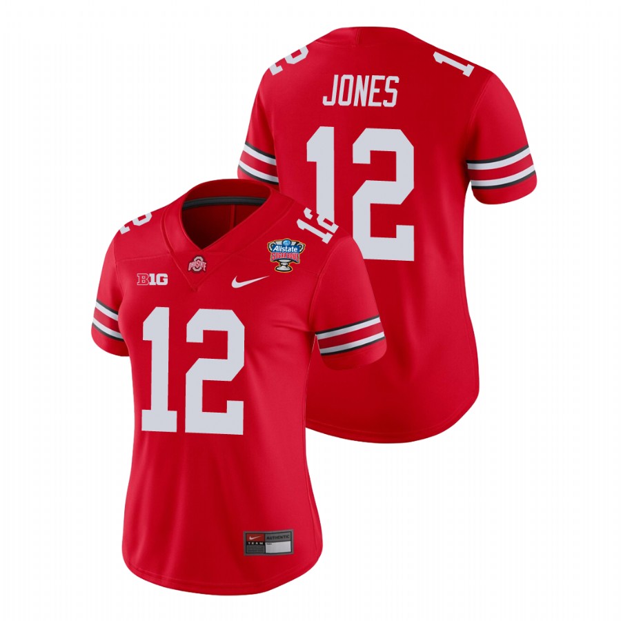women's ohio state buckeyes cardale jones scarlet 2021 sugar bowl college football jersey