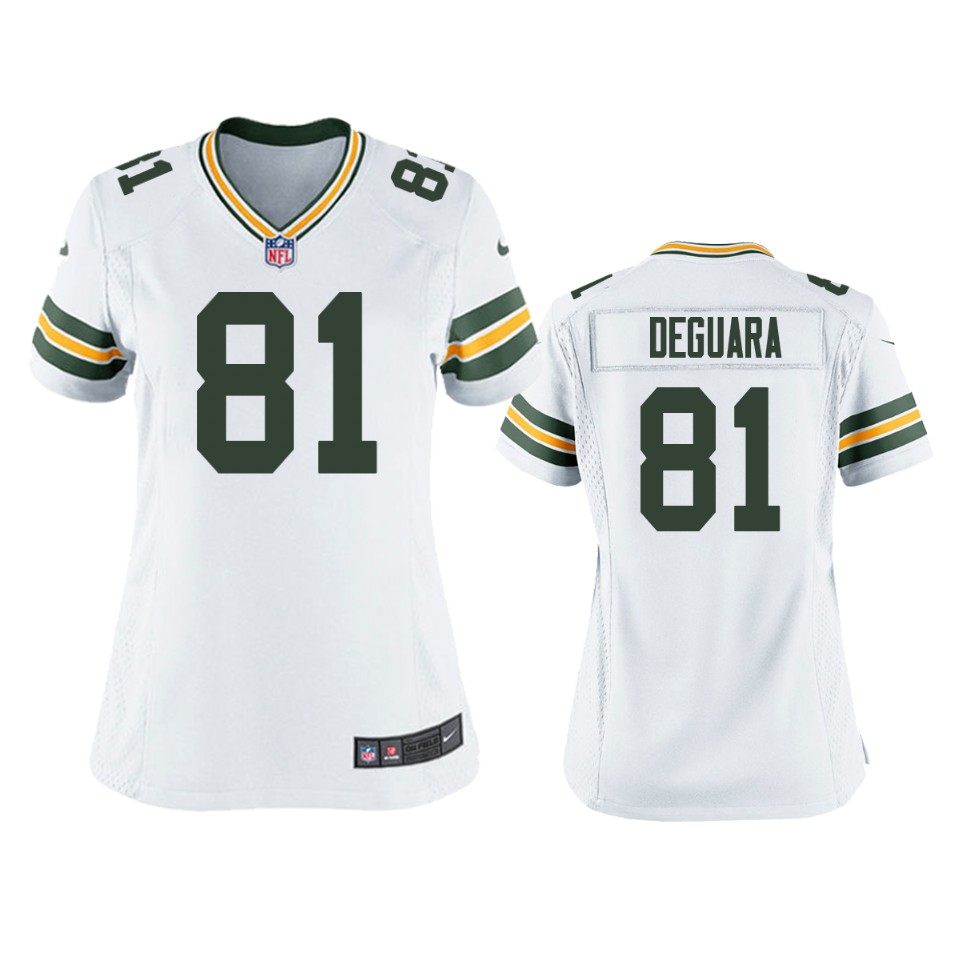 women's packers josiah deguara white game jersey