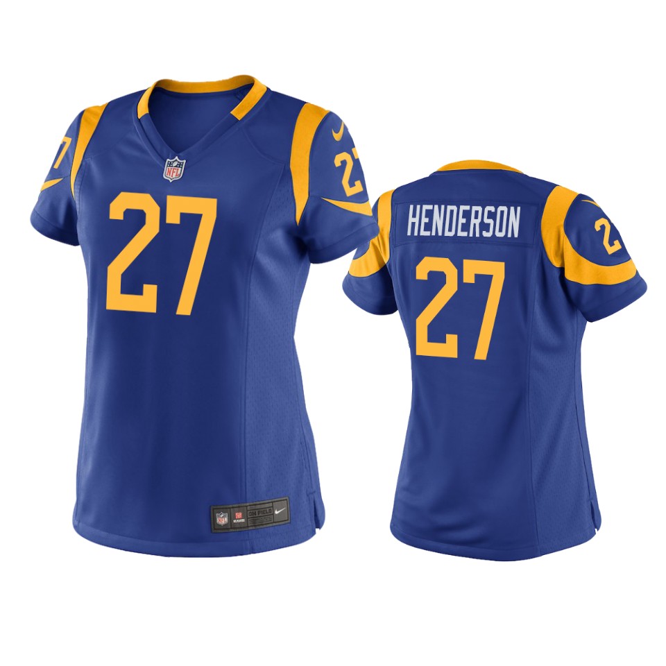 women's rams darrell henderson royal game jersey