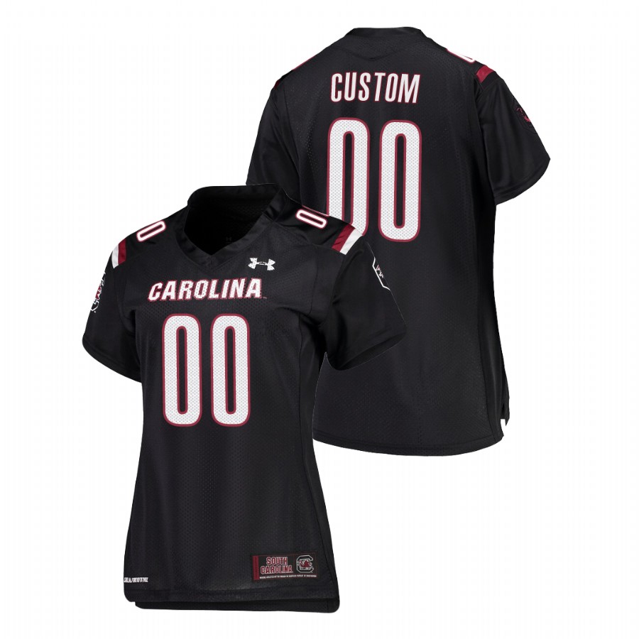 women's south carolina gamecocks custom black replica football jersey