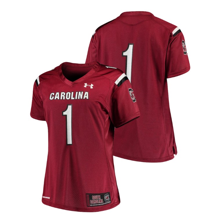 women's south carolina gamecocks garnet college football finished replica jersey