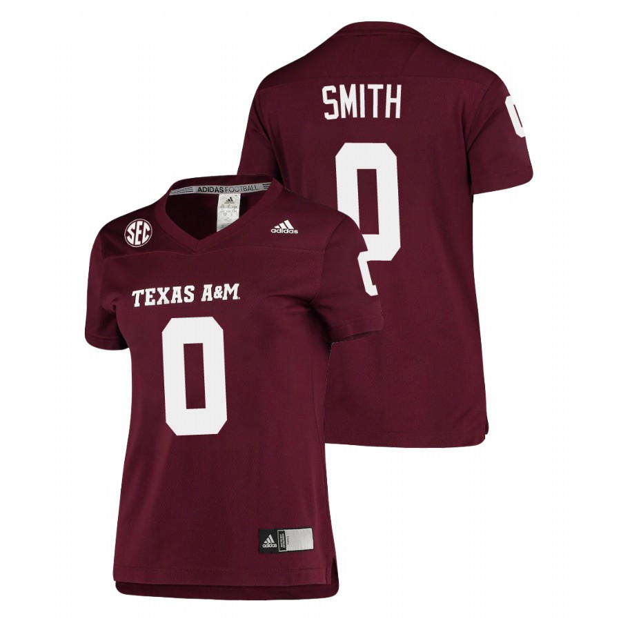 women's texas a&m aggies ainias smith maroon replica football jersey