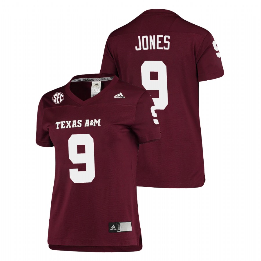 women's texas a&m aggies hezekiah jones maroon replica football jersey