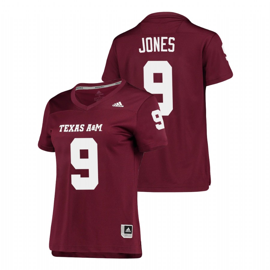women's texas a&m aggies hezekiah jones replica college football maroon jersey