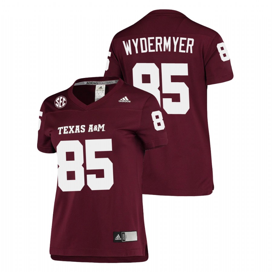 women's texas a&m aggies jalen wydermyer maroon replica football jersey
