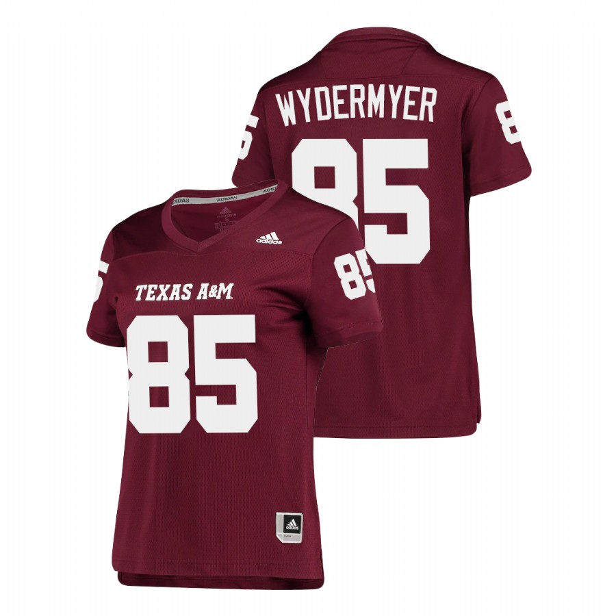 women's texas a&m aggies jalen wydermyer replica college football maroon jersey