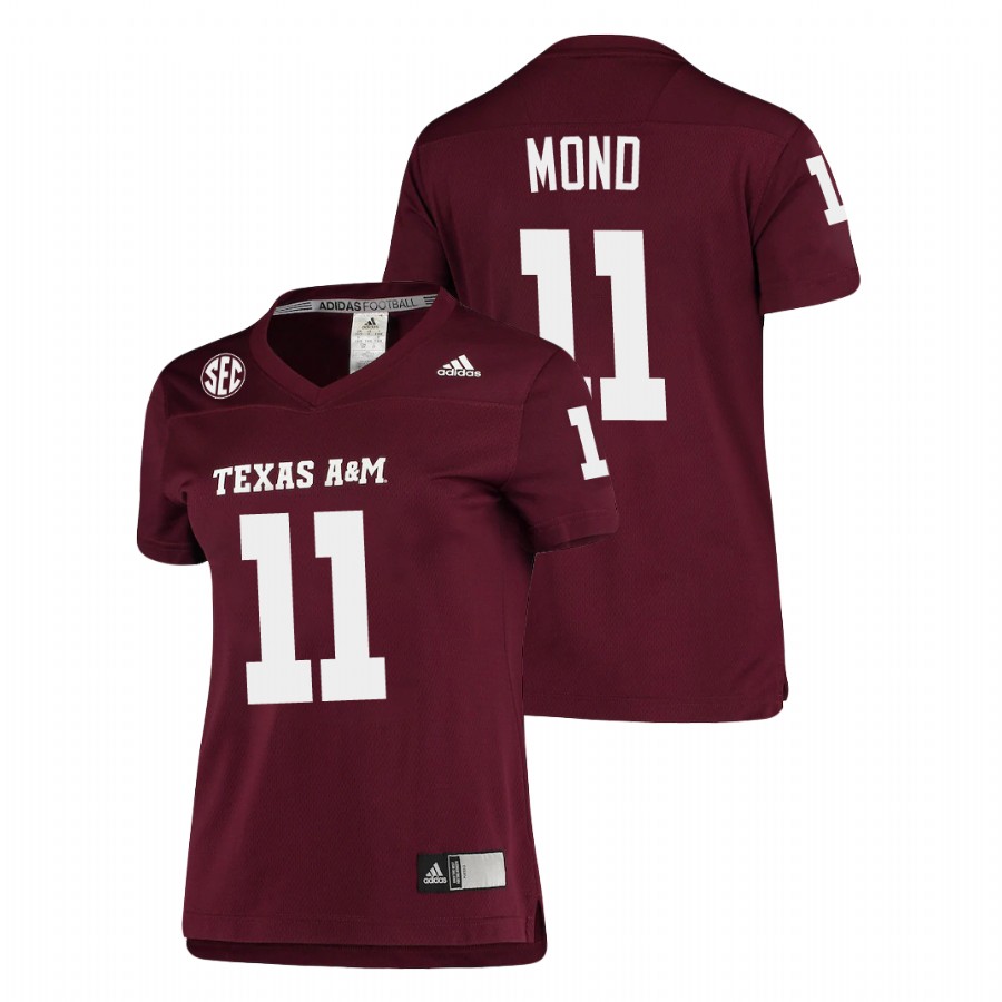women's texas a&m aggies kellen mond maroon replica football jersey