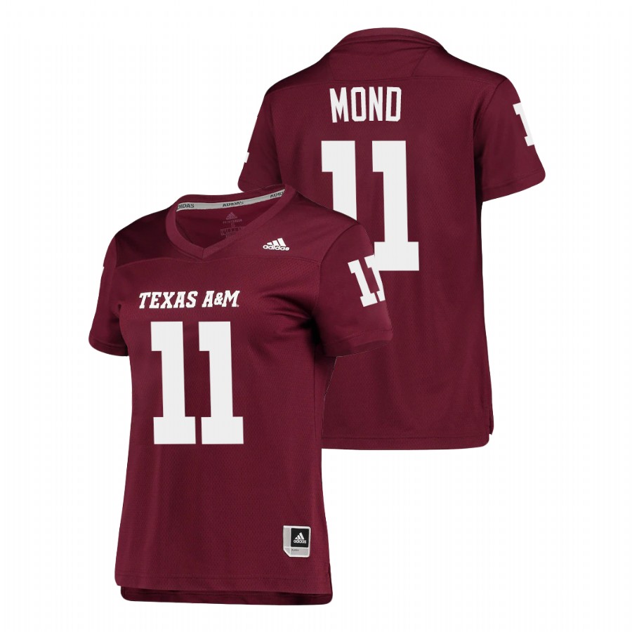 women's texas a&m aggies kellen mond replica college football maroon jersey