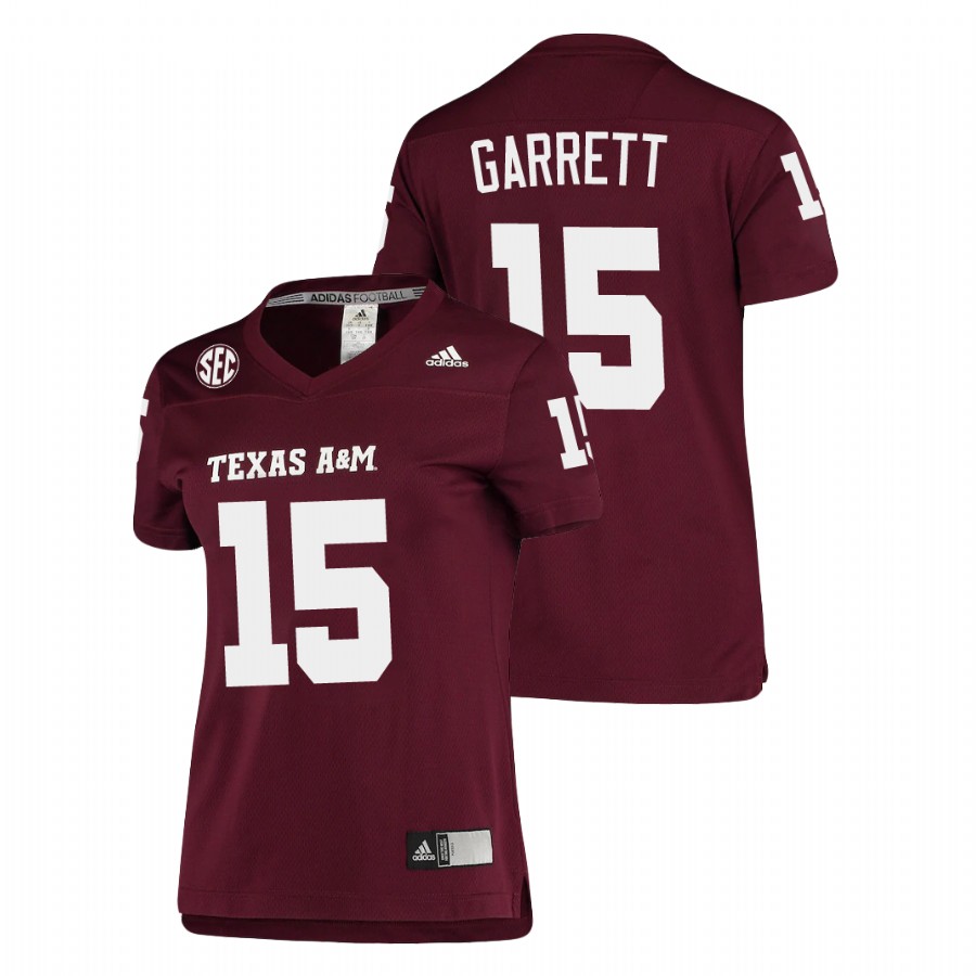 women's texas a&m aggies myles garrett maroon replica football jersey