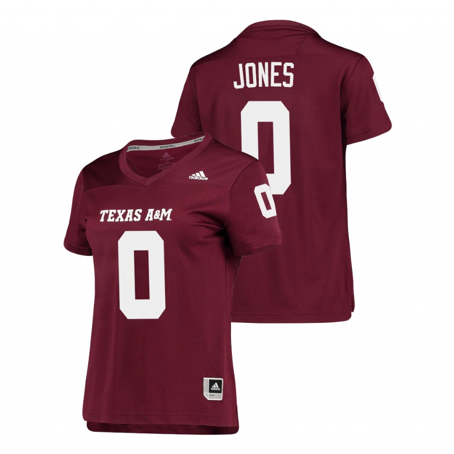 women's texas a&m aggies myles jones replica college football maroon jersey