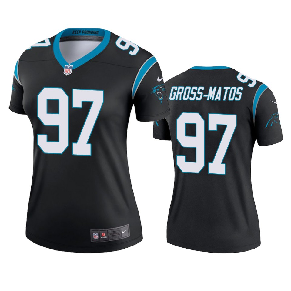 women's yetur gross matos panthers black legend jersey