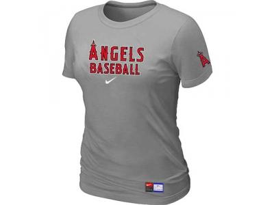 women Los Angeles of Anaheim NEW L.Grey Short Sleeve Practice T-Shirt