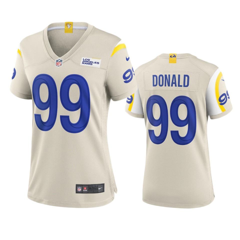 women aaron donald rams bone game jersey