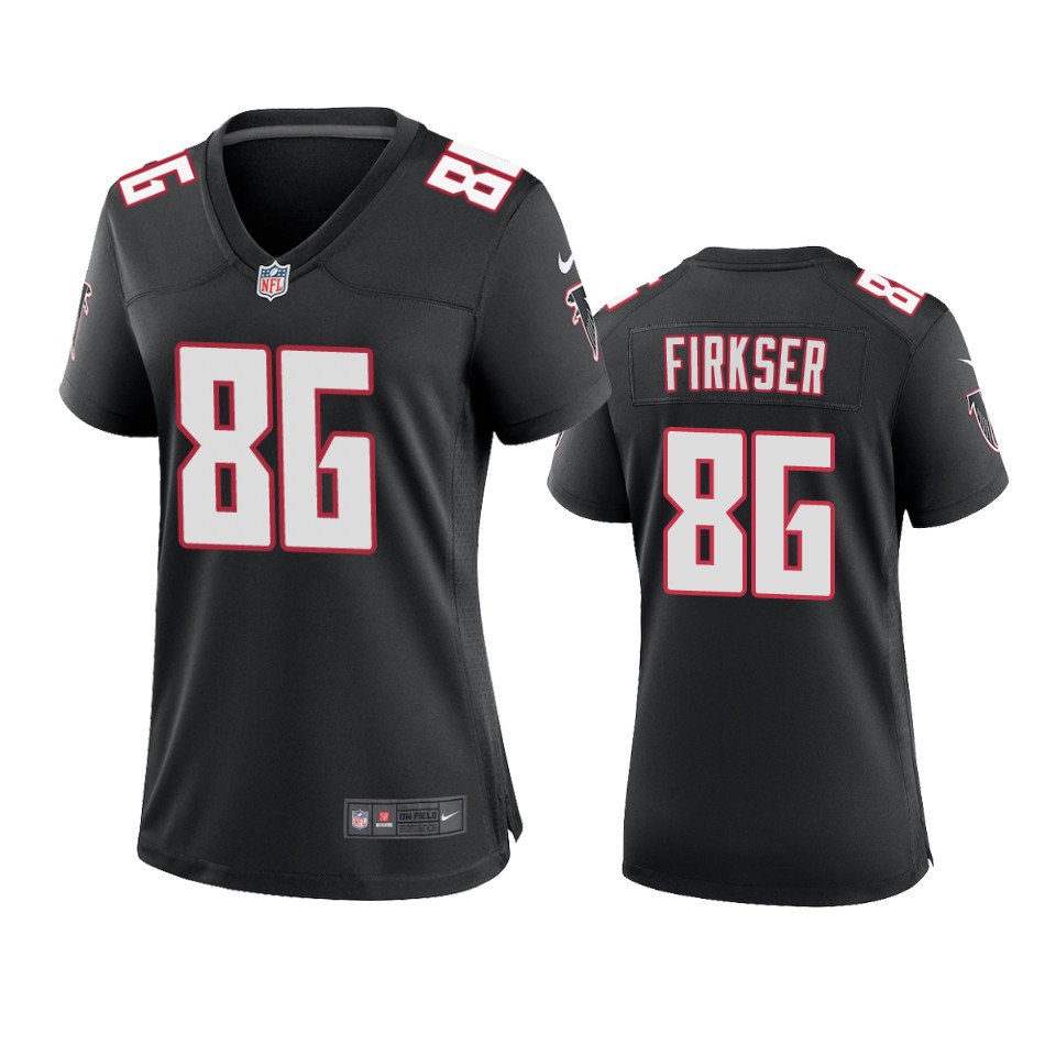 women-anthony-firkser-falcons-throwback-game-black-jersey