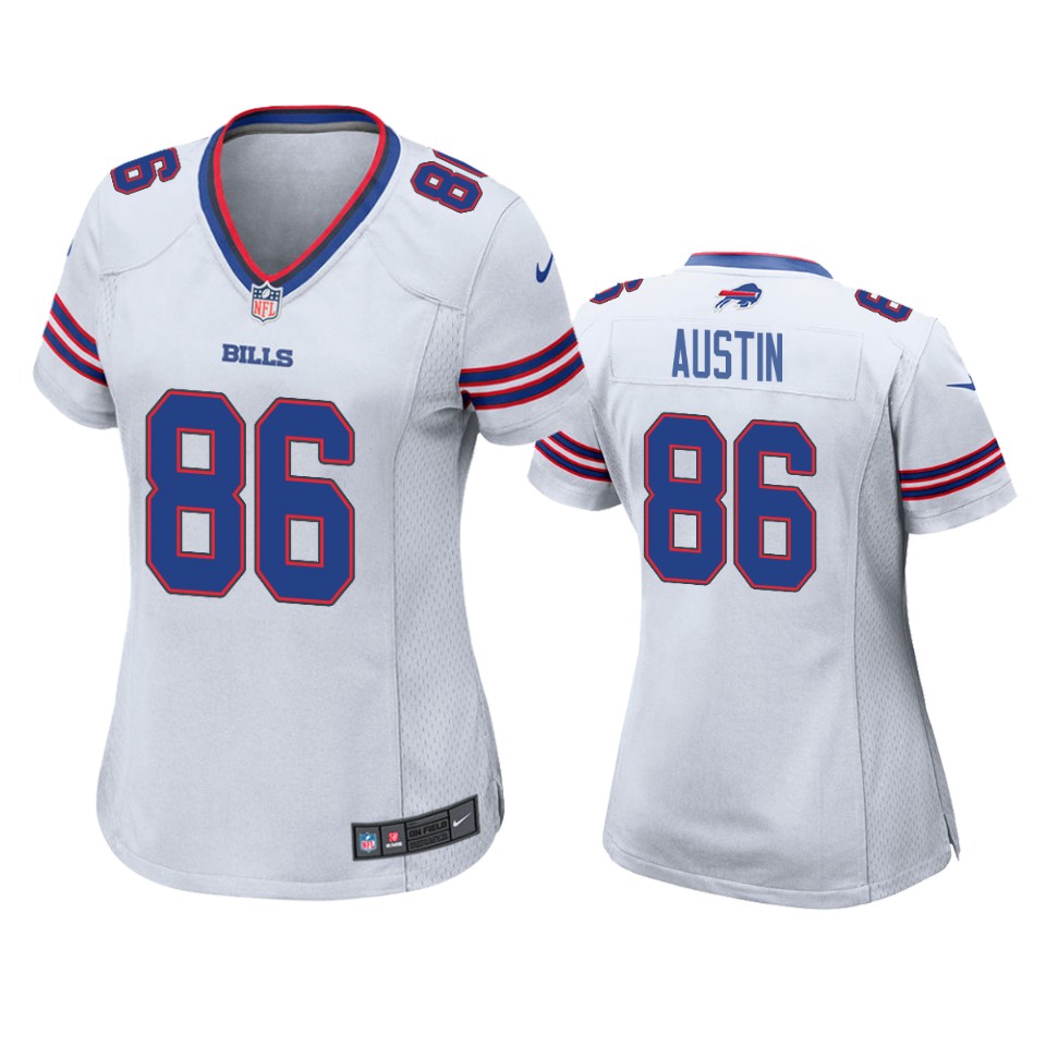 women austin bills game white jersey