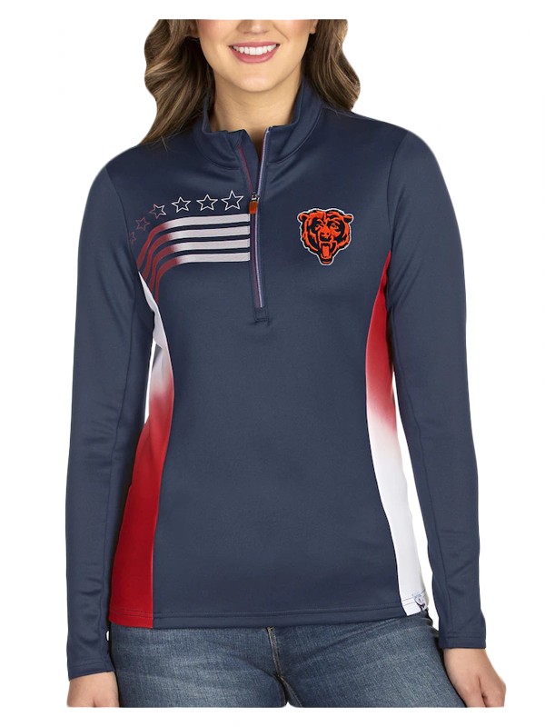 women bears navy liberty quarter zip pullover jacket