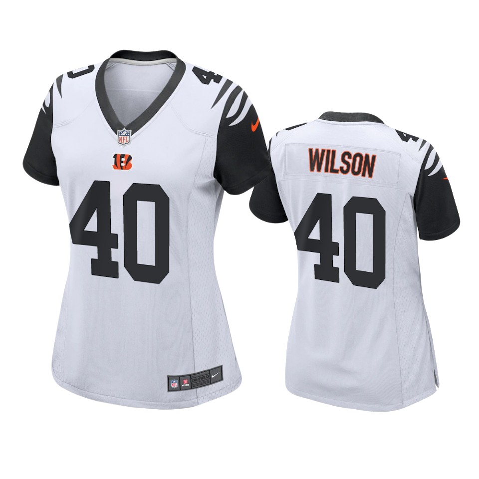 women bengals brandon wilson black 2021 alternate game jersey