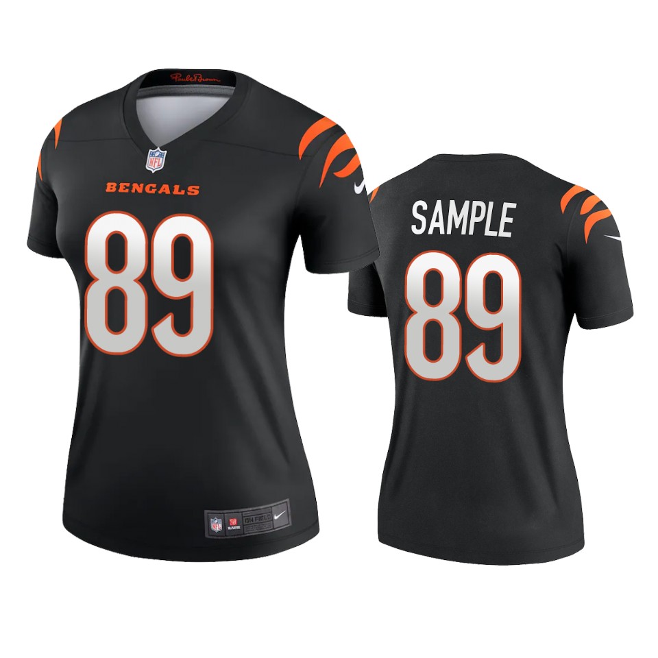 women bengals drew sample black 2021 legend jersey