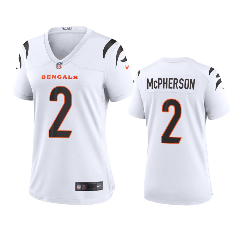 women bengals evan mcpherson white game jersey