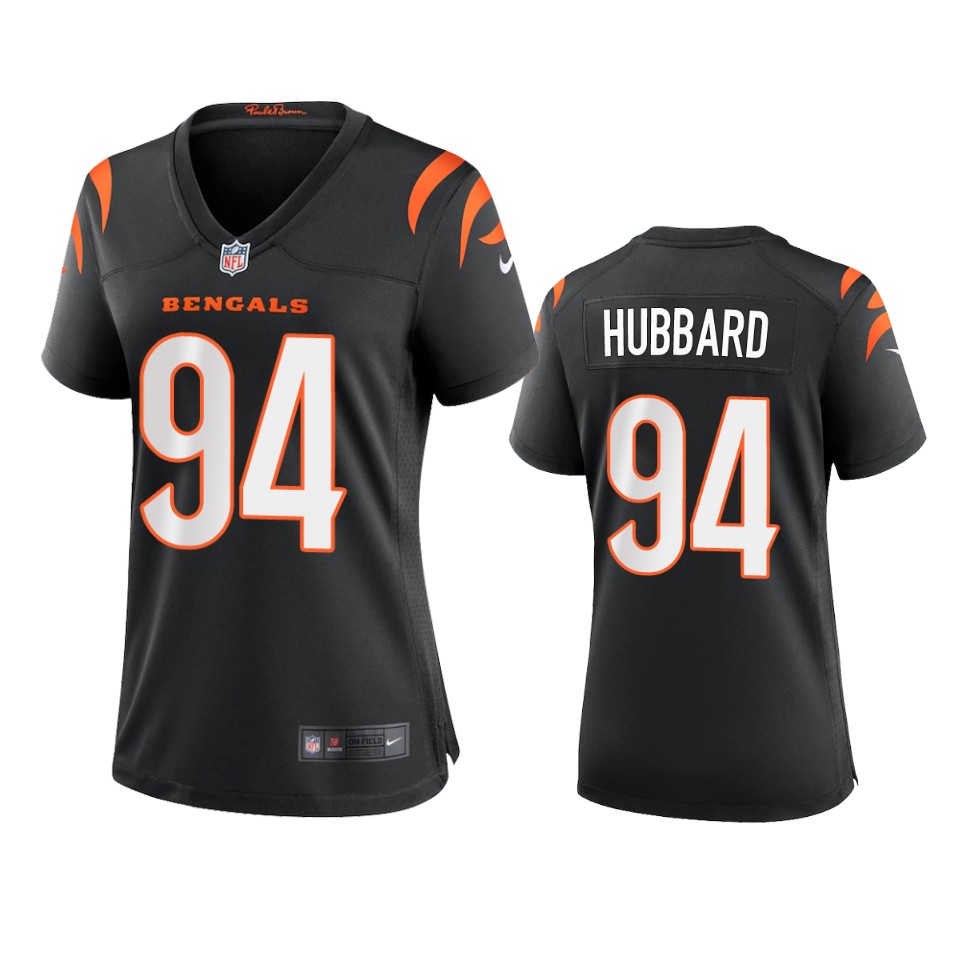 women bengals sam hubbard black 2021 game jersey