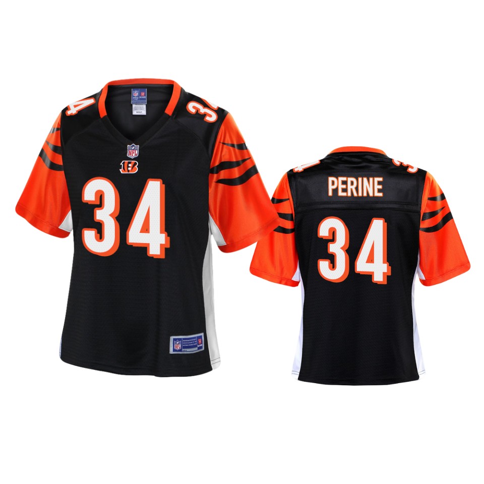 women bengals samaje perine black pro line jersey
