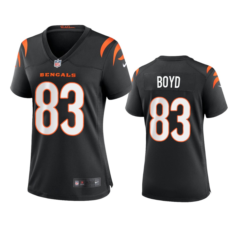 women bengals tyler boyd black 2021 game jersey