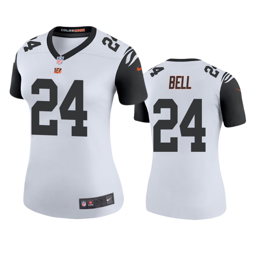 women bengals vonn bell white color rush legend jersey